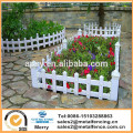 plastic galvanized steel garden fence outside pvc steel lawn fence